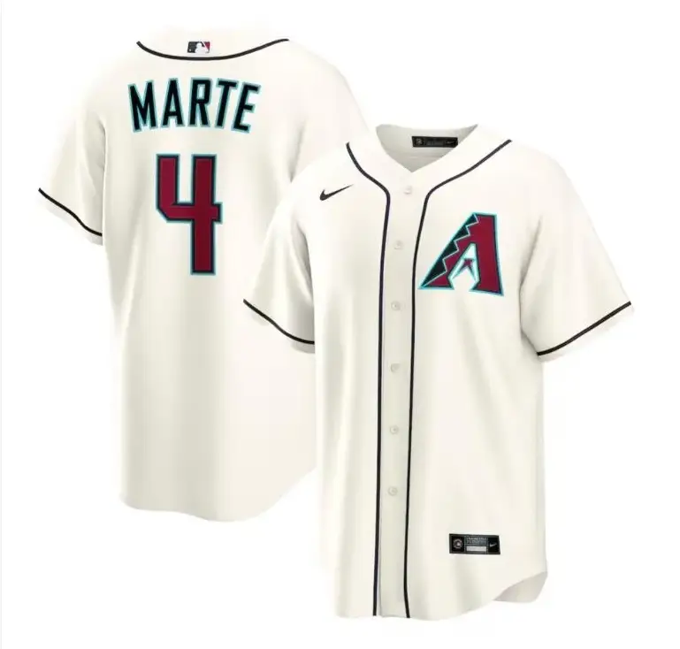Ketel Marte Jersey #4 Diamondbacks Vapor Premier Limited All Stitched by My Store