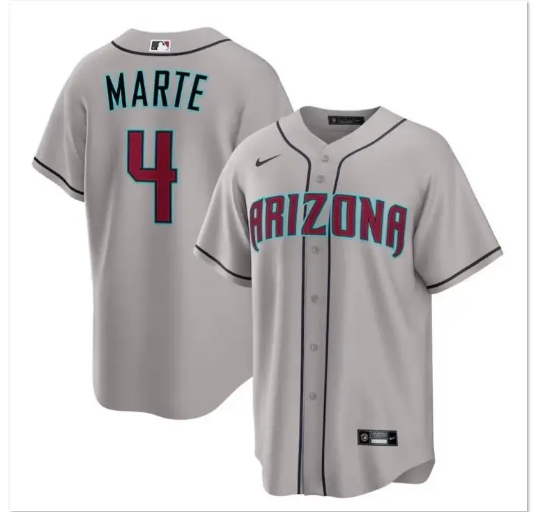 Ketel Marte Jersey #4 Diamondbacks Vapor Premier Limited All Stitched by My Store
