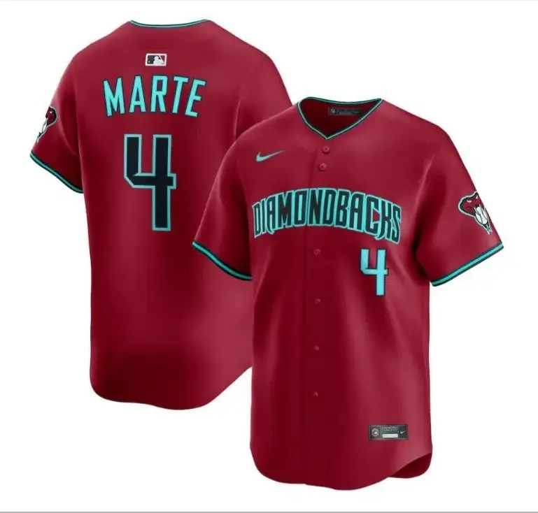Ketel Marte Jersey #4 Diamondbacks Vapor Premier Limited All Stitched by My Store