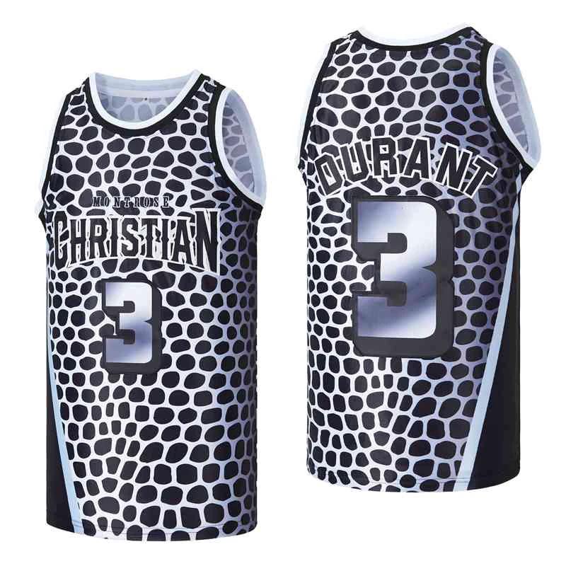 Kevin Durant #3 Montrose Christian Basketball Jersey by My store basketball
