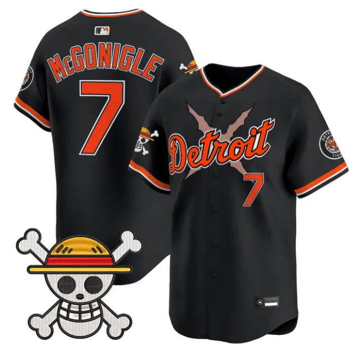 Kevin McGonigle Jersey #7 Detroit Tigers One Piece Premier Stitched by My Store