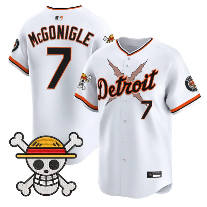 Kevin McGonigle Jersey #7 Detroit Tigers One Piece Premier Stitched by My Store