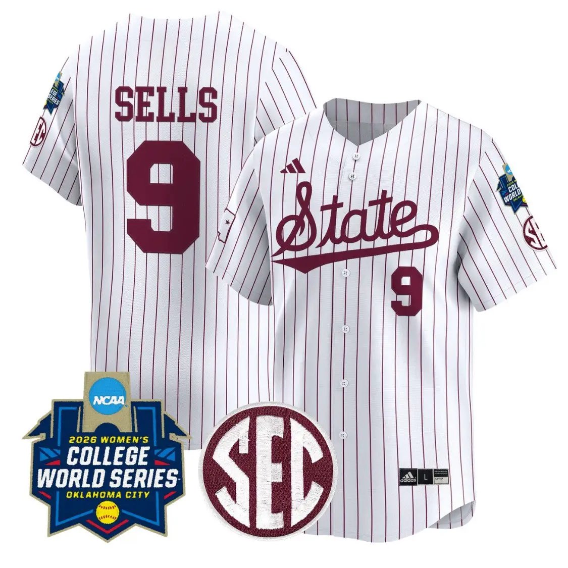 Kiarra Sells Jersey #9 State Softball 2026 World Series Stitched by My Store