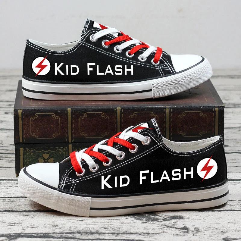 Kid Flash Low Top Canvas Sport Sneakers Shoes For Men Women Fans by Crocs