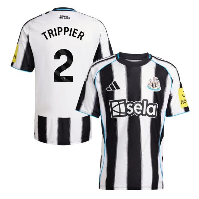 Kieran-Trippier-2-Newcastle-United-2025-26-Premier-League-Home-Men-Jersey-White-Black by Soccer Jersey