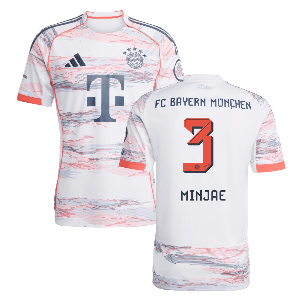 Kim Min-jae #3 Bayern Munich 2025-26 Away Men Jersey – White by Soccer Jersey