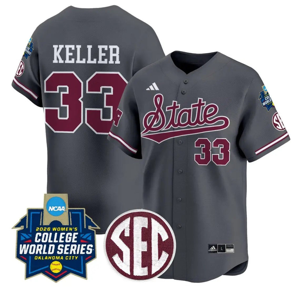 Kinley Keller Jersey #33 State Softball 2026 World Series Stitched by My Store