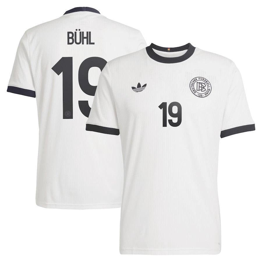 Klara Bühl 19 Germany National Team 125th Anniversary Men Jersey – White by Soccer Jersey
