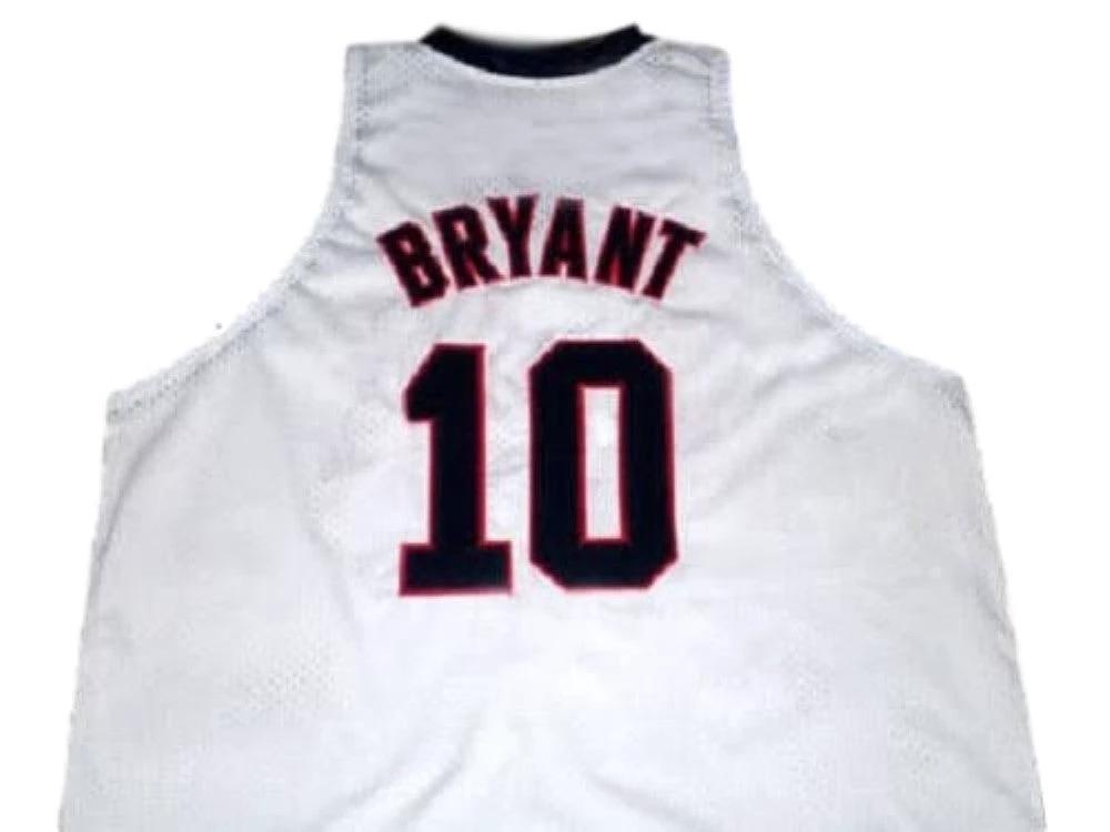 Kobe Bryant Jersey #10 Team USA Basketball White by My store basketball