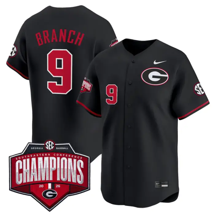 Kolby Branch Jersey #9 Georgia Bulldogs Southeastern Champions 2026 by My Store