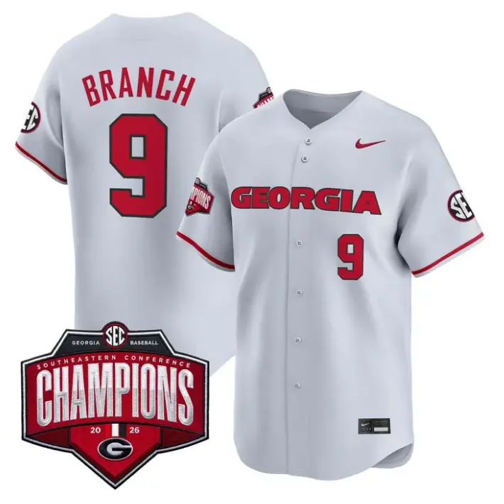 Kolby Branch Jersey #9 Georgia Bulldogs Southeastern Champions 2026 by My Store