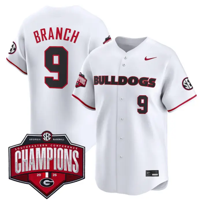 Kolby Branch Jersey #9 Georgia Bulldogs Southeastern Champions 2026 by My Store
