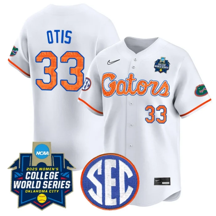 Korbe Otis Jersey #33 Florida Gators Softball 2025 World Series Stitched White Limited by My Store