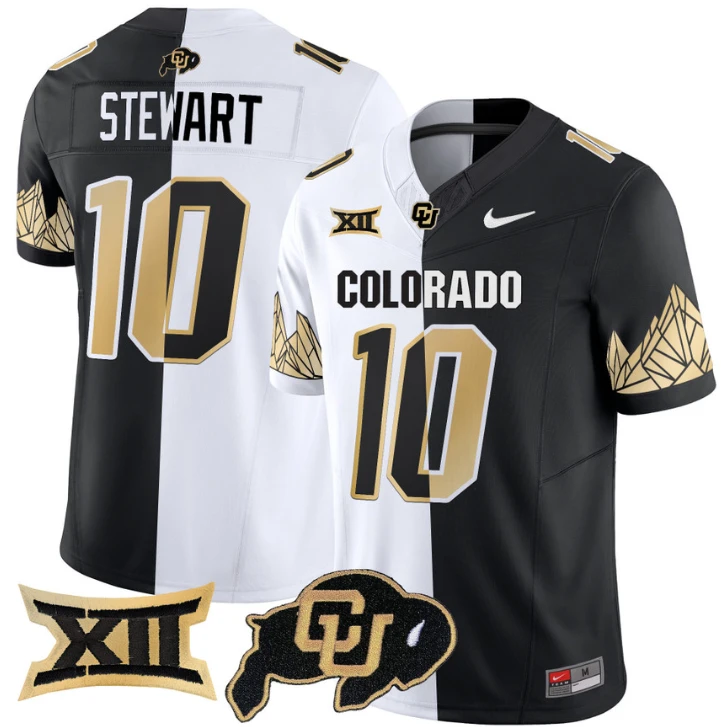 Kordell Stewart Jersey #10 Colorado Buffaloes Vapor Limited Football Stripeout by My Store