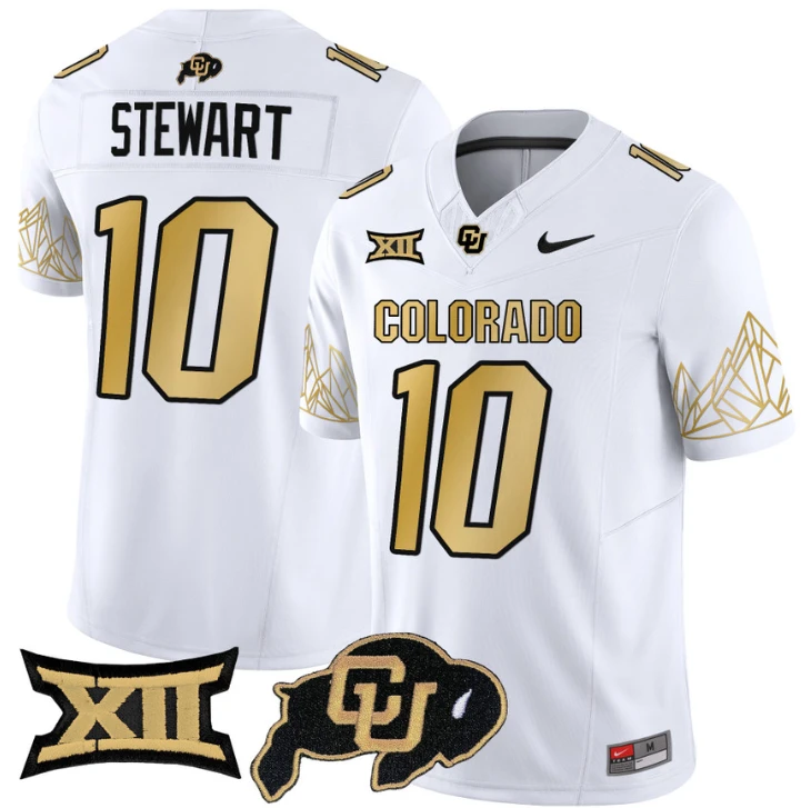 Kordell Stewart Jersey #10 Colorado Buffaloes Vapor Limited Football White Limited by My Store
