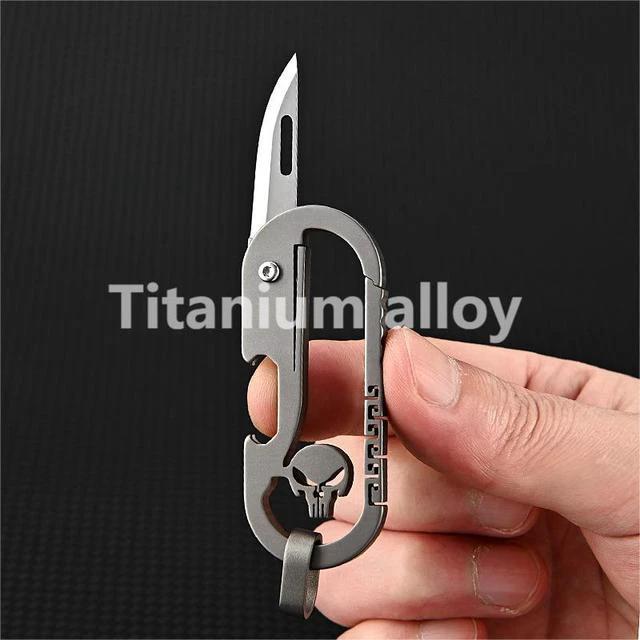 Multi-function keychain waist hanging portable folding knife Bowlift by Bowlift