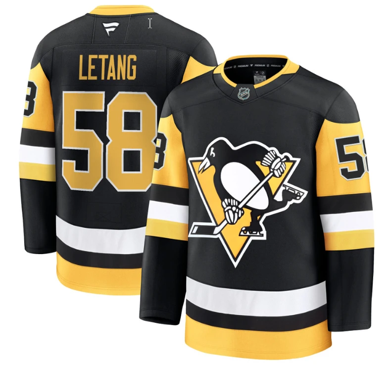 Kris Letang Jersey #58 Pittsburgh Penguins 2025 Premium All Stitched by Hockey David