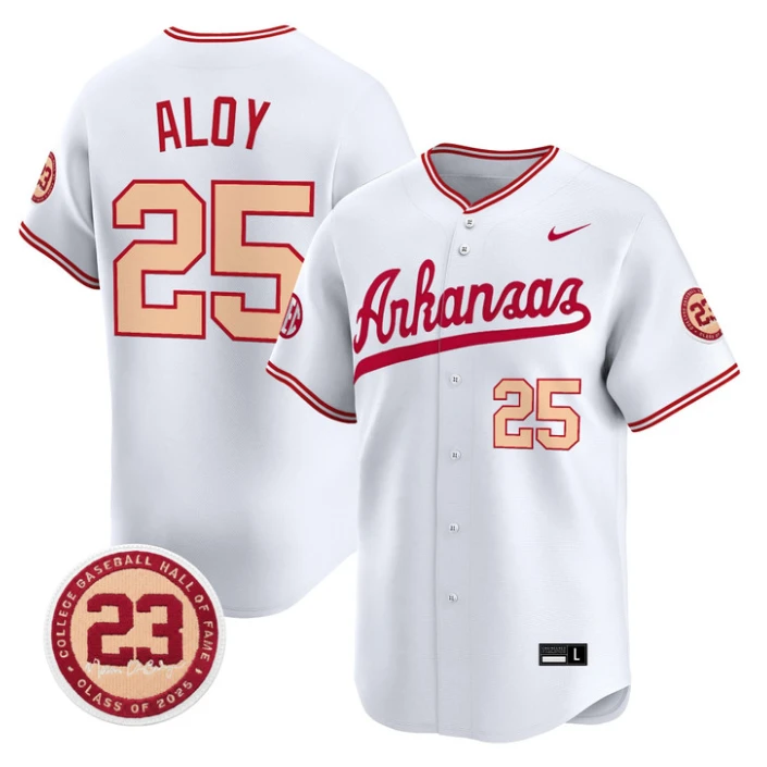 Kuhio Aloy Jersey #25 Arkansas Razorbacks Norm DeBriyn Night Edition Stitched by My Store