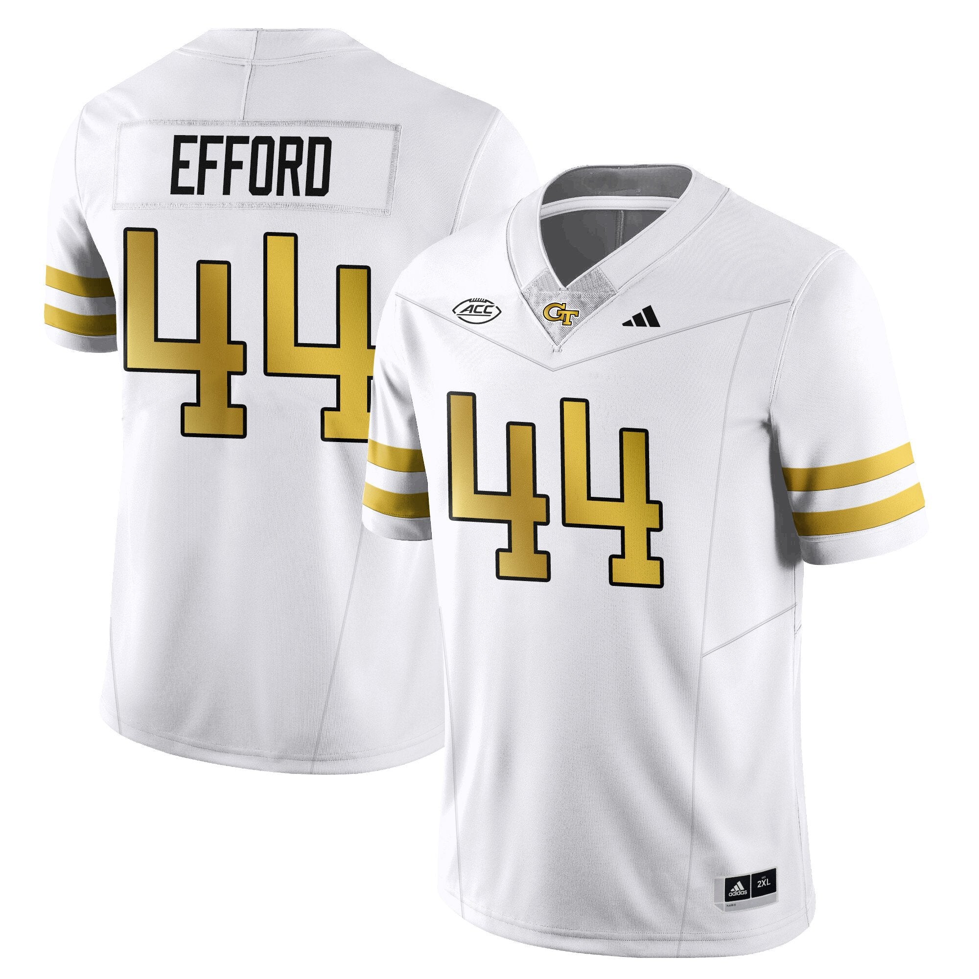 Kyle Efford Jersey #44 Georgia Tech Football 2025 Limited Stitched White by NCAA Football Jersey