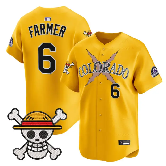 Kyle Farmer Jersey #6 Colorado Rockies One Piece Premier Stitched by My Store