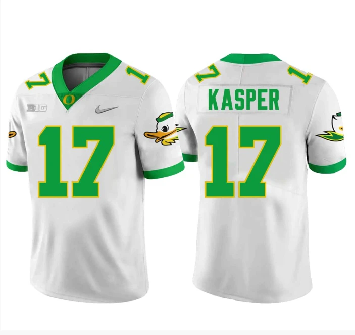 Kyler Kasper Jersey #17 Oregon Ducks Football White by My Store