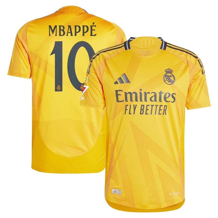 Kylian Mbappe #10 Real Madrid 2025-26 Third Jersey – Yellow by Soccer Jersey
