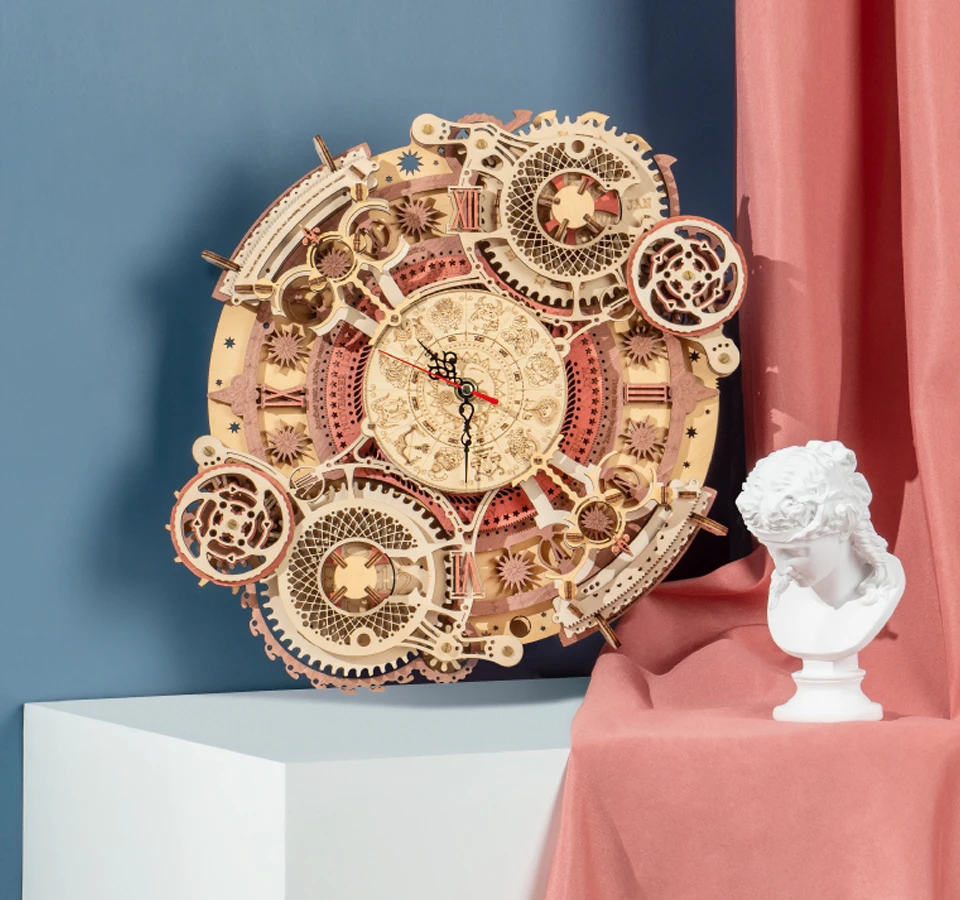 Zodiac Wall Clock and Calendar Bowlift by Bowlift