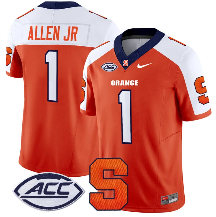 LeQuint Allen Jersey #1 Syracuse Orange Vapor Limited College Football Orange Alternate by My Store