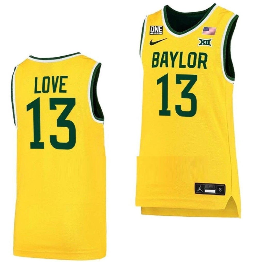 Langston Love Jersey Baylor Bears College Basketball #13 by My store basketball