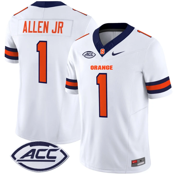 LeQuint Allen Jersey #1 Syracuse Orange Vapor Limited College Football White by My Store
