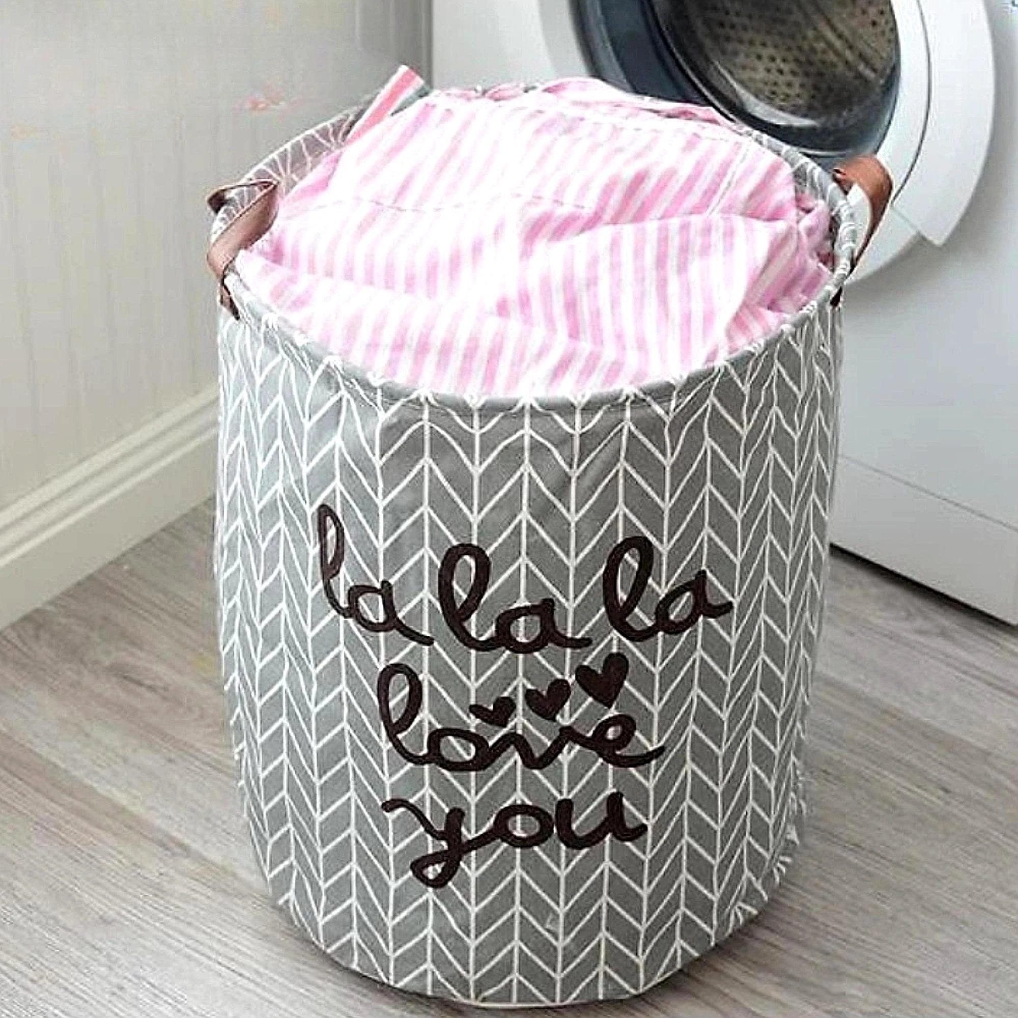 Home Charm Laundry Basket by Casa & Beyond