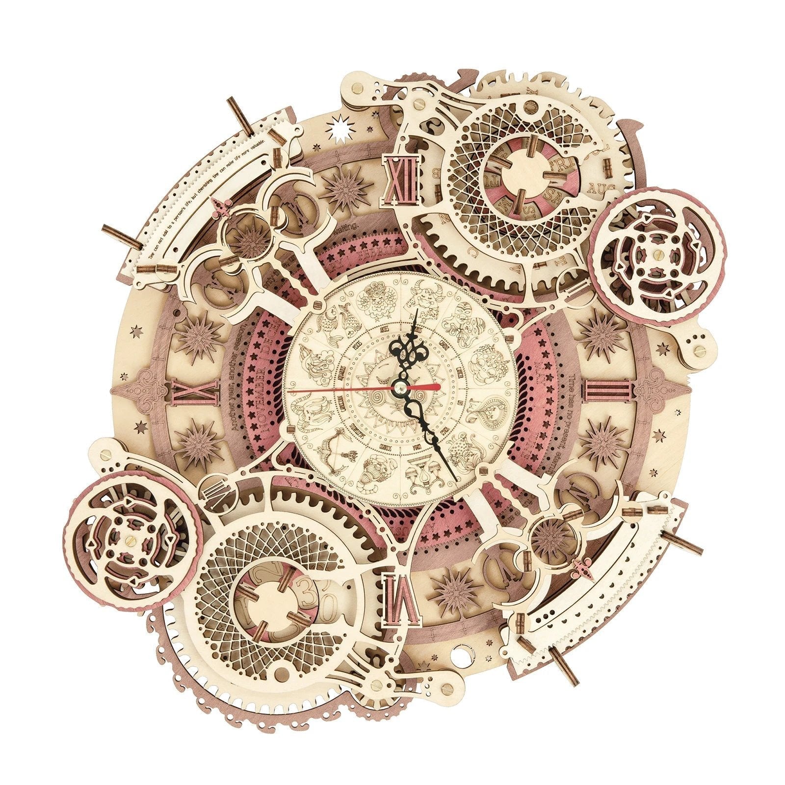 Zodiac Wall Clock and Calendar Bowlift by Bowlift