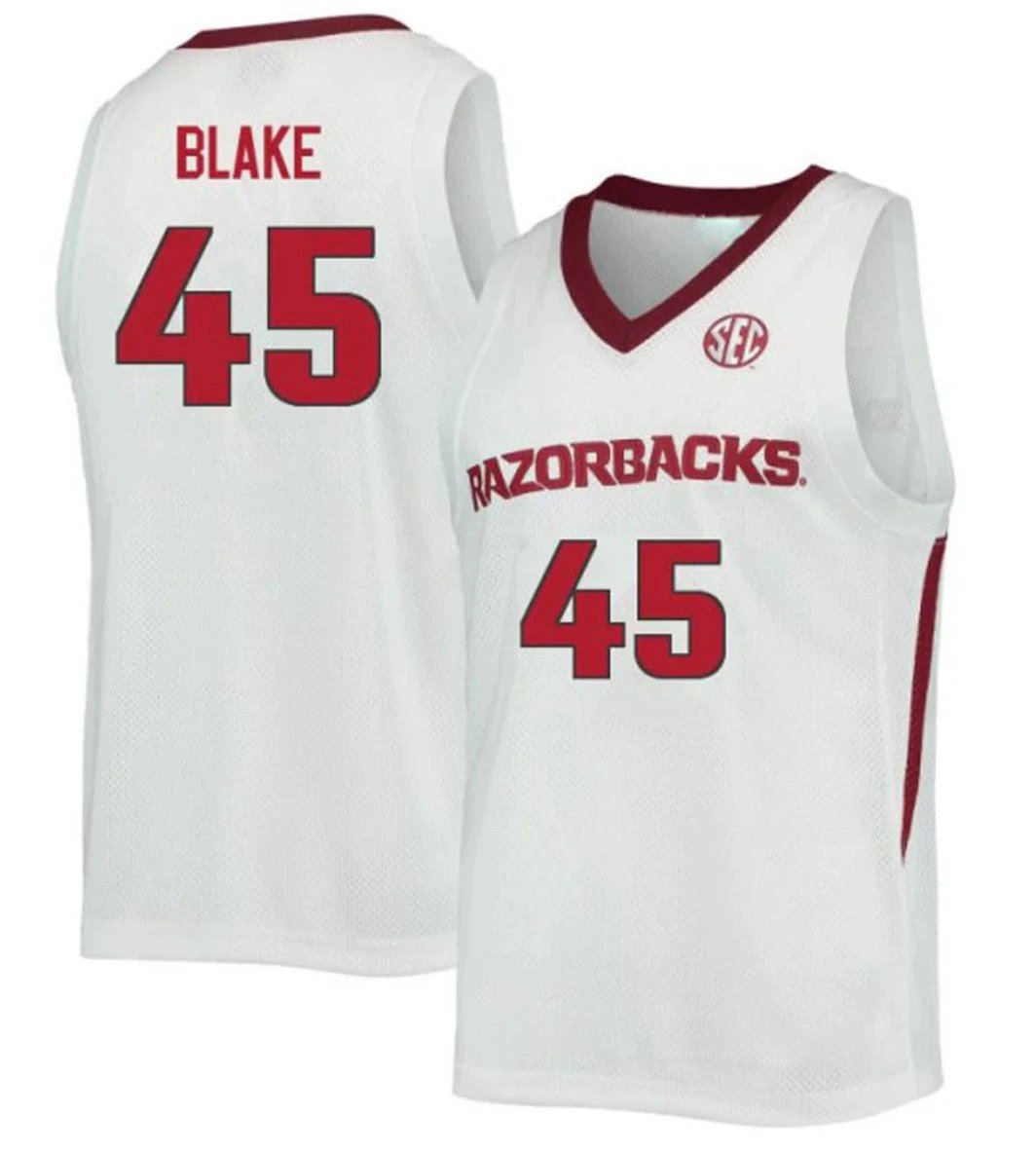 Lawson Blake Jersey Arkansas Razorbacks College Basketball #45 by My store basketball