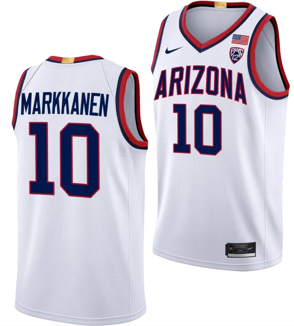 Lauri Markkanen Jersey Arizona Wildcats College Basketball Limited #10 by My store basketball