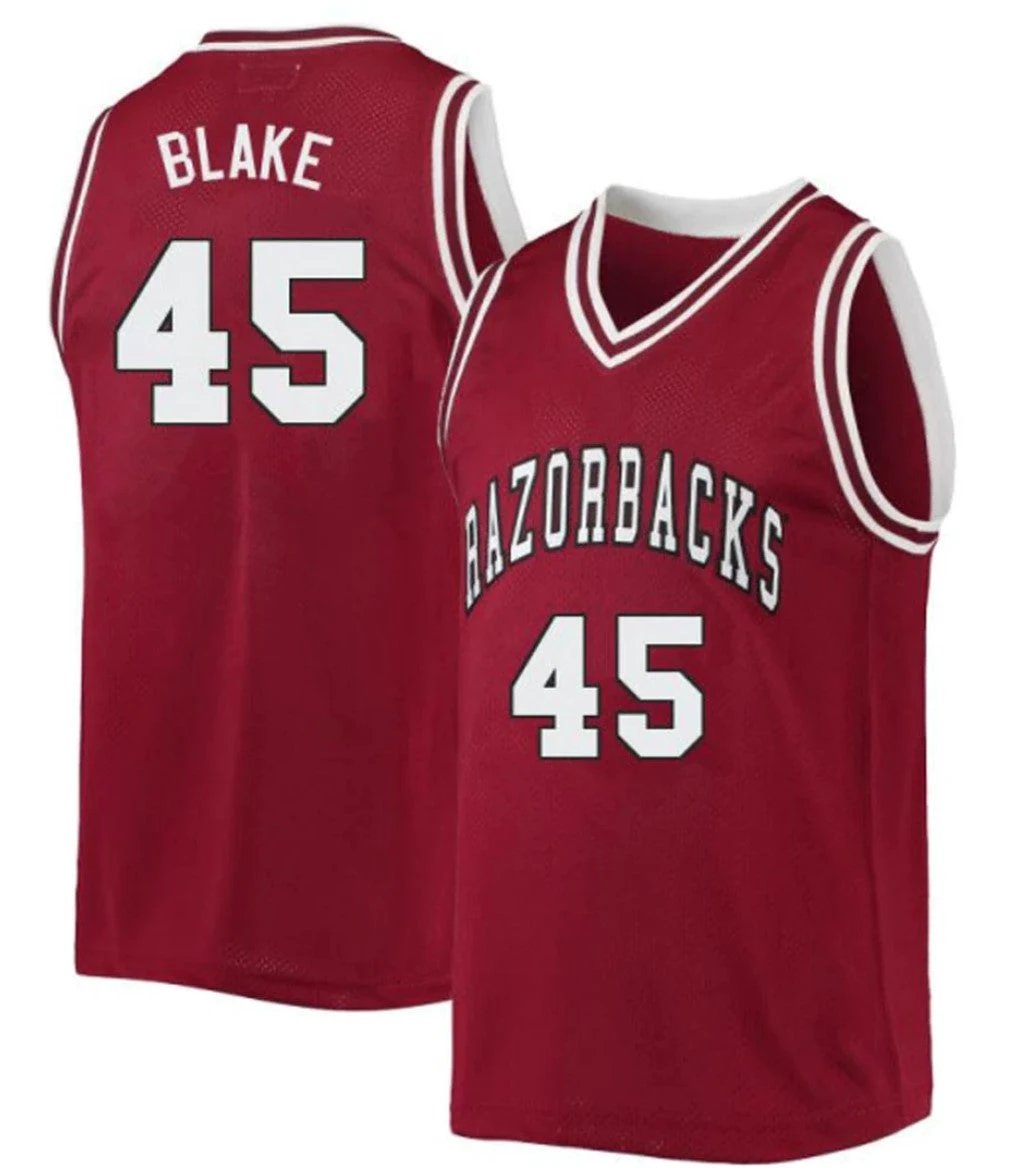 Lawson Blake Jersey Arkansas Razorbacks College Basketball #45 by My store basketball