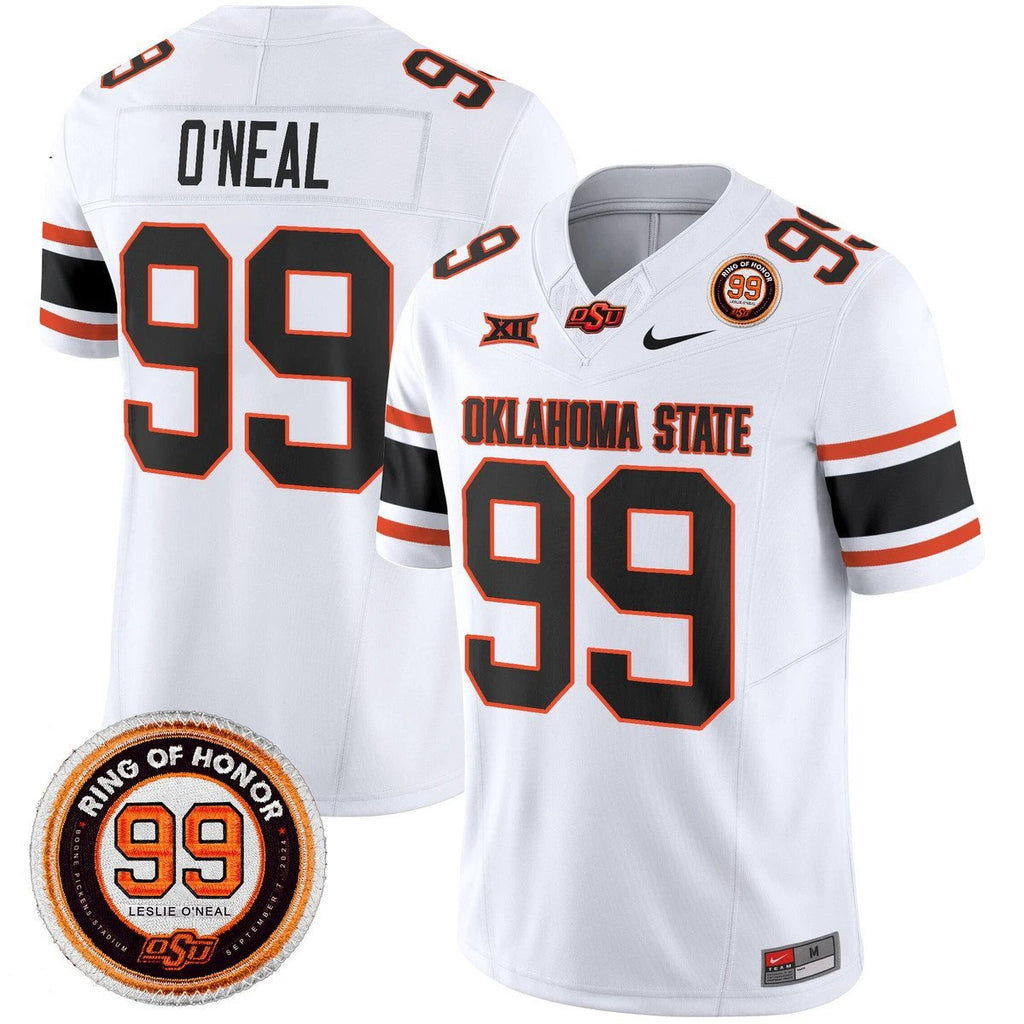 Pokes Jersey #405 Oklahoma State Cowboys 2025 Leslie O'neal Patch Black Alter by My Store NCAA Football Jerseys