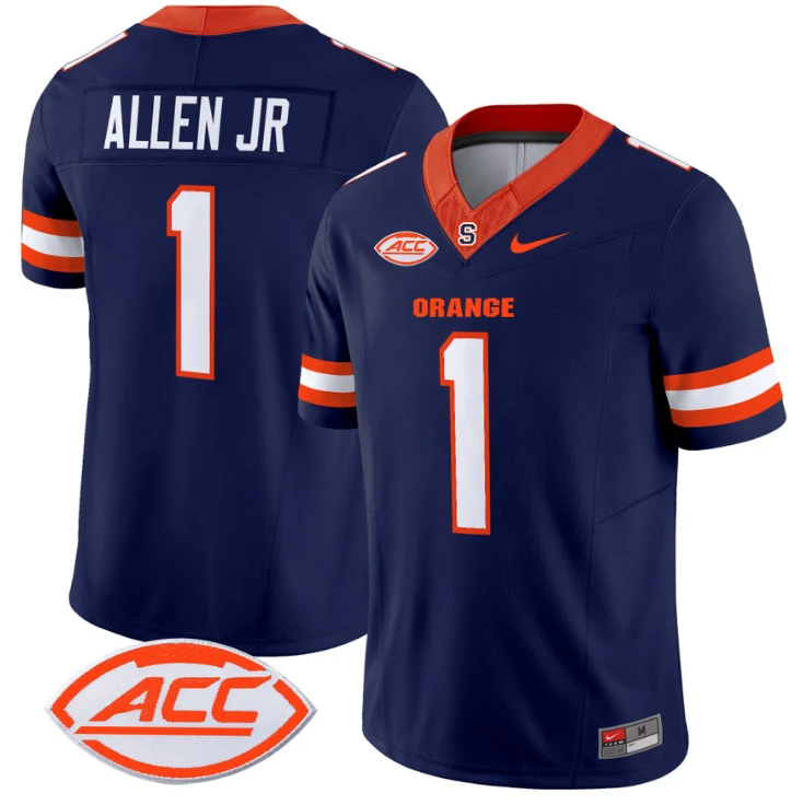 LeQuint Allen Jersey #1 Syracuse Orange Vapor Limited College Football Navy by My Store