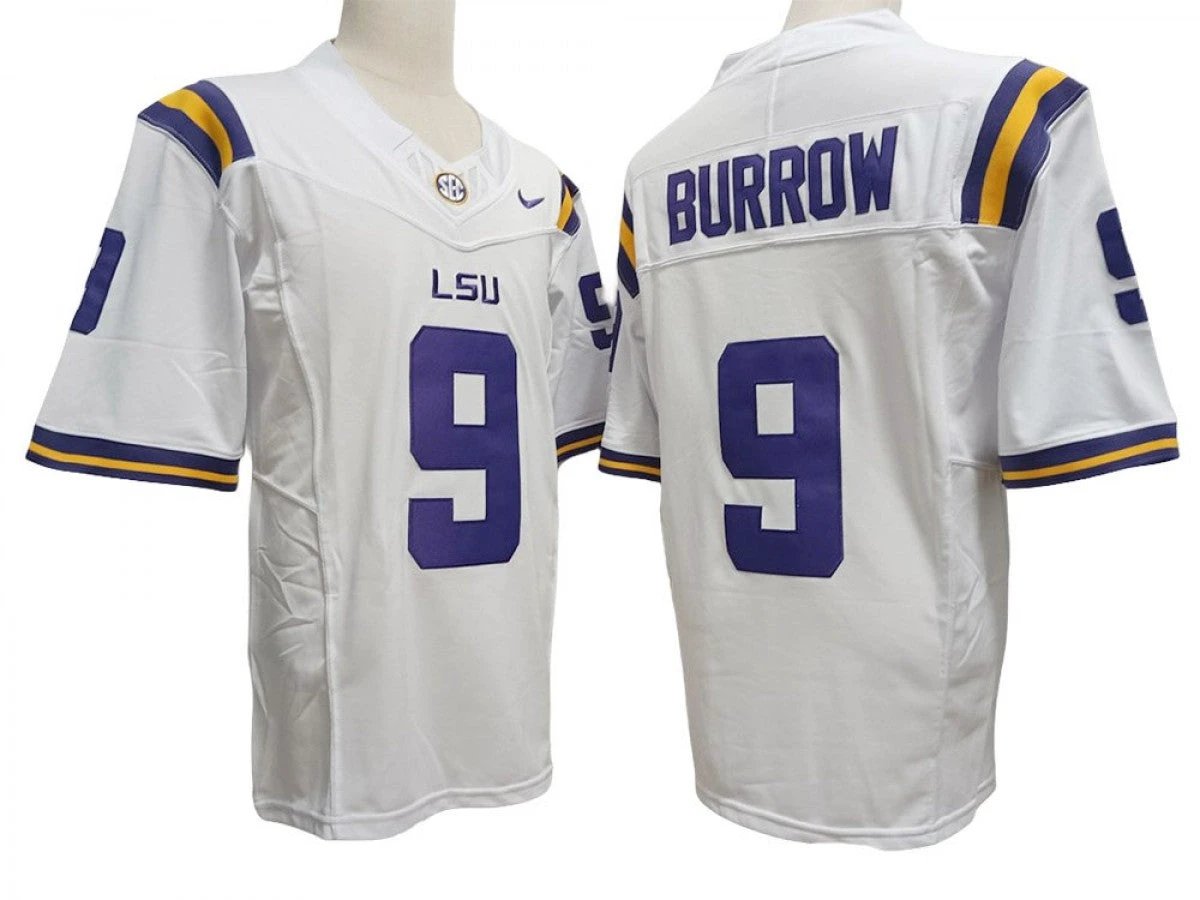 LSU Tigers #9 Joe Burrow Vapor F.U.S.E. Limited Jersey Stitched by My Store NCAA Football Jerseys
