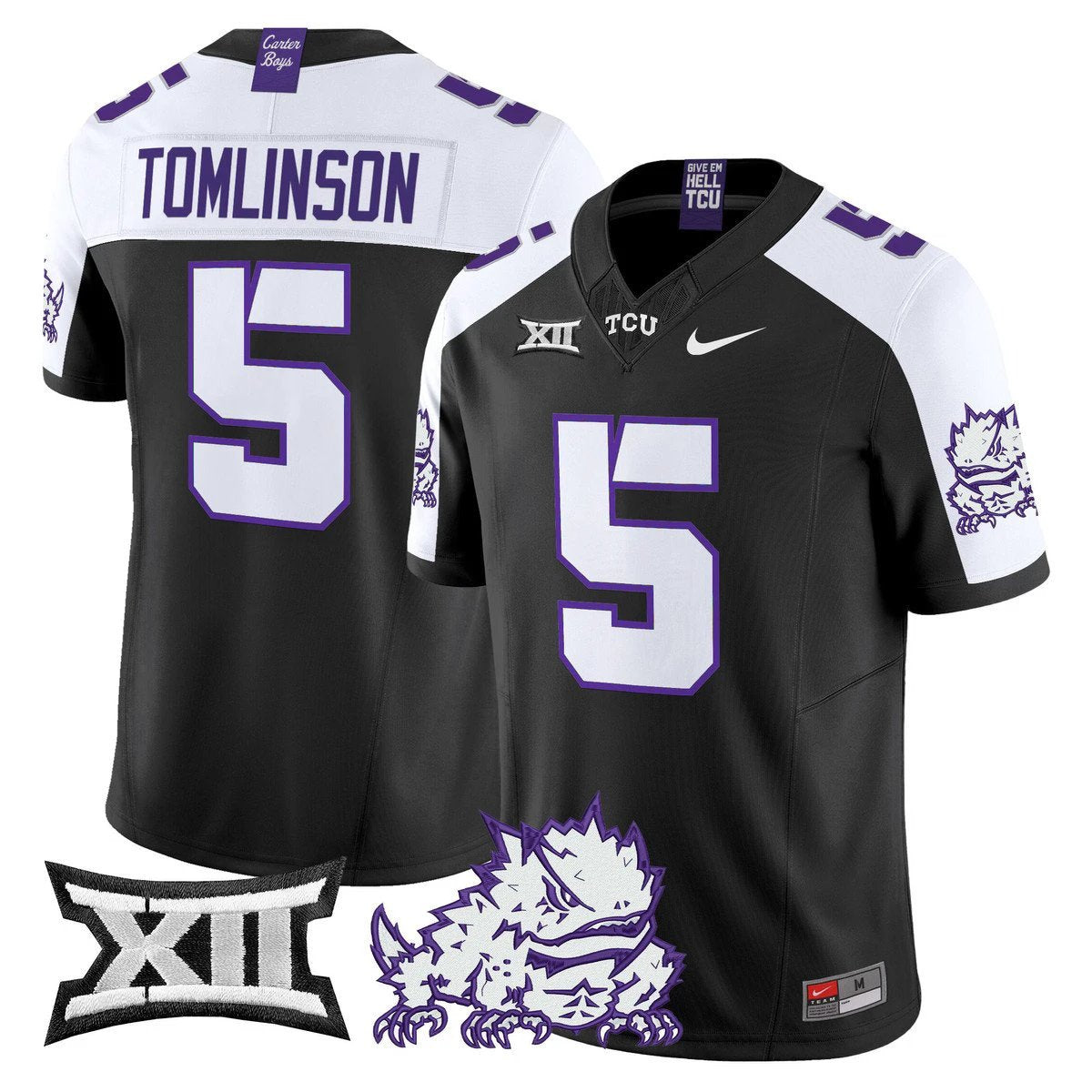LaDainian Tomlinson Jersey #5 TCU Horned Frogs 2025 Limited Stitched by My Store NCAA Football Jerseys