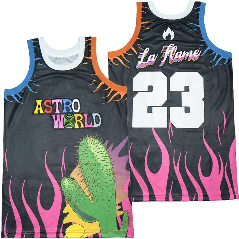 La Flame Astro World #23 Movie Basketball Jersey by My store basketball