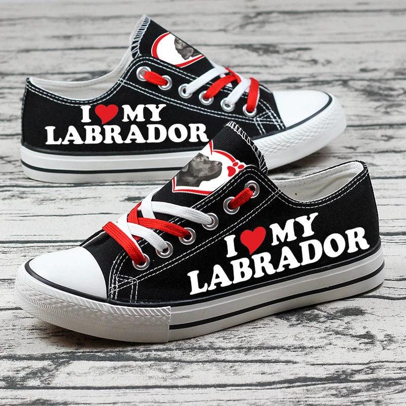 Labrador Retriever Canvas Sneakers Shoes For Men Women Fans by Crocs