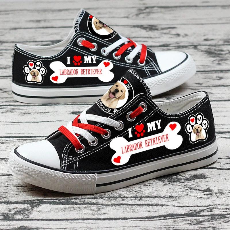 Labrador Retriever Canvas Sneakers Shoes For Men Women Fans by Crocs