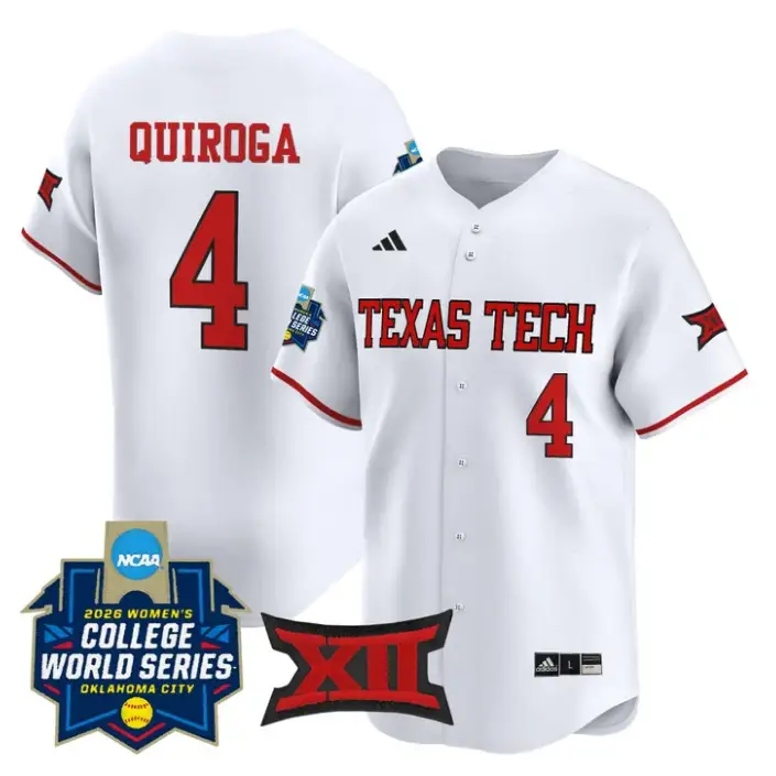 Lagi Quiroga Jersey #4 Red Raiders Softball 2026 World Series (WCWS) by My Store