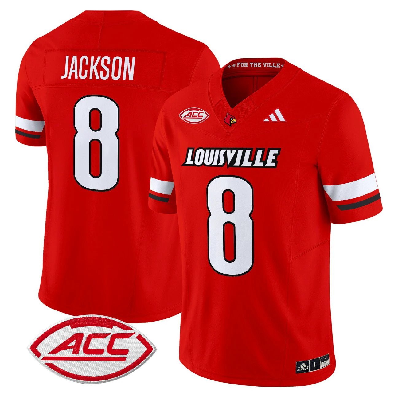 Lamar Jackson Jersey #8 Louisville Cardinals 2025 Vapor Limited Stitched by My Store NCAA Football Jerseys