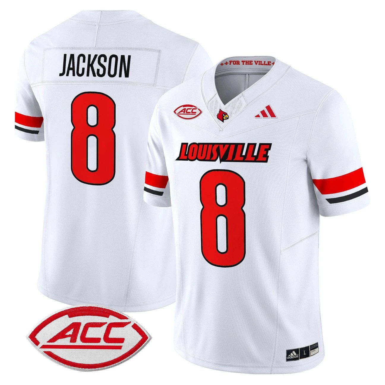 Lamar Jackson Jersey #8 Louisville Cardinals 2025 Vapor Limited Stitched by My Store NCAA Football Jerseys