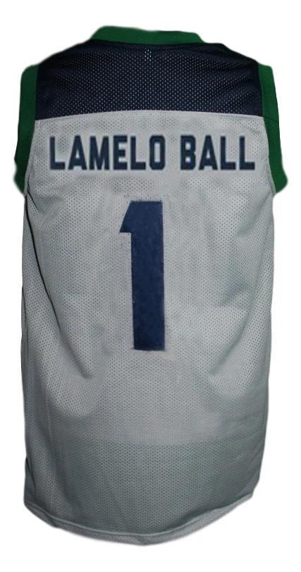 Lamelo Ball Jersey #1 Chino Hills Huskies Basketball Grey by My store basketball