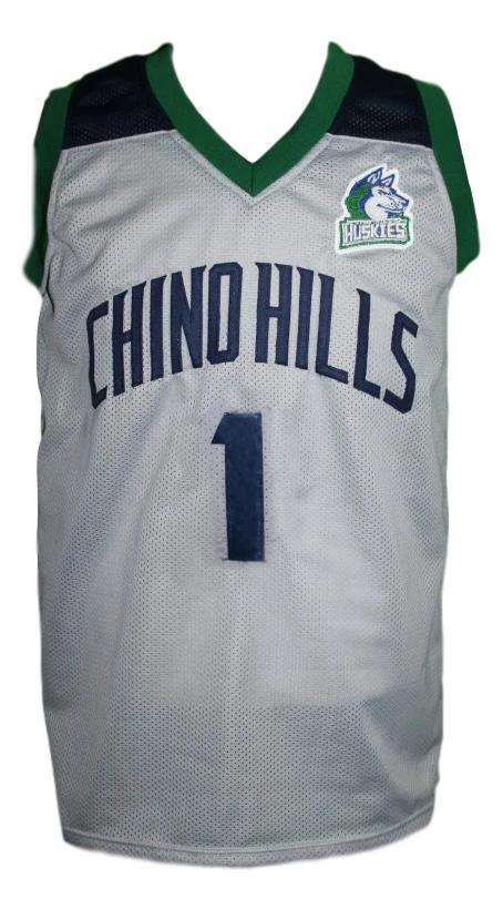 Lamelo Ball Jersey #1 Chino Hills Huskies Basketball Grey by My store basketball