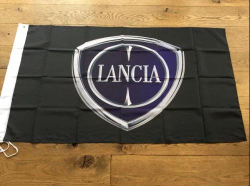 Lancia Delta Black Flag3X5 Ft Polyester Banner USA 90x150cm by flagsjustdoit