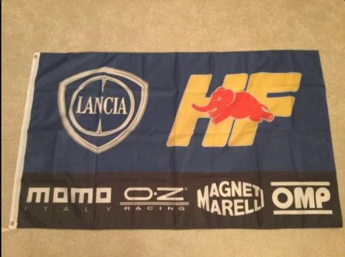 Lancia Delta Flag3X5 Ft Polyester Banner USA 90x150cm by flagsjustdoit