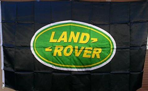 Land Rover Car Racing Flag Black Green 3X5 Ft Polyester Banner USA 90x150cm by flagsjustdoit